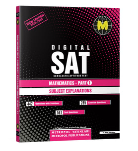 DIGITAL SAT SET-3 (MATHEMATICHS PART 1-2 BOOKS SET)