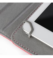 Alcatel 1T7 Wifi 7 inç Dönebilen Standlı Universal Tablet Kılıfı (Kırmızı)