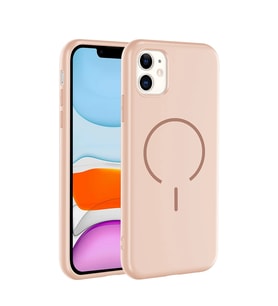 Apple iPhone 11 Kılıf M-safe Şarj Özellikli Zore Meta Kapak