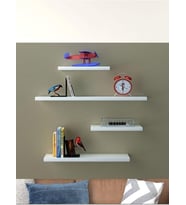 Uçan Duvar Rafı 4 Lü Set Gizli Raf
