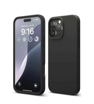 Newface Apple iPhone 16 Pro Max Kılıf Nano içi Kadife Silikon - Siyah