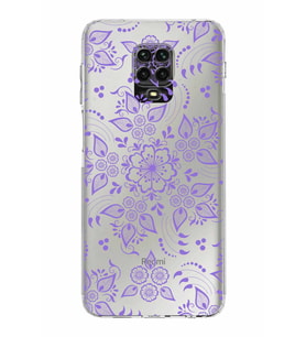 Xiaomi Redmi Note 9 Pro  Kamera Korumalı Kapak Nostalji Desen Tasarımlı Şeffaf  Kılıf