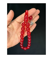EFE BOY MASKOT ŞAK ŞAK TESBİH AKRİLİK KIRMIZI RENK BÜYÜK BOY T-706 (Çok Renkli)
