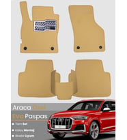 AUDİ Q7 (2005-2015) Uyumlu EVA Paspas Tam Set–Araca Özel,Su Geçirmez,Hızlı ve Kolay Montaj