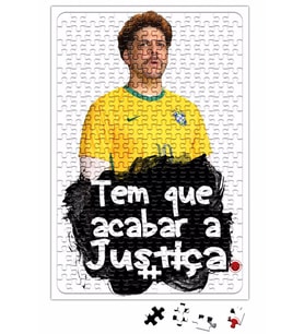 Tem Que Acabar A Justiça Puzzle 240 Parça Yapboz