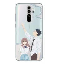 Xiaomi Redmi Note 8 PRO Uyumlu A Silent Voice Tasarımlı Şeffaf Telefon Kılıfı