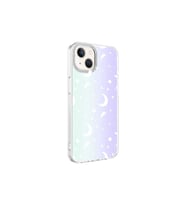 Apple iPhone 13 Uyumlu Kılıf Zore M-Blue Desenli Kapak (Gri)