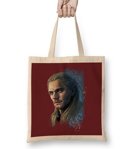 Witcher Geralt 01 Bez Çanta Uzun Saplı