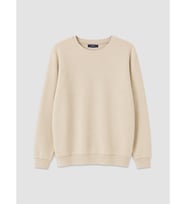 LC WAIKIKI Bej Bisiklet Yaka Erkek Sweatshirt