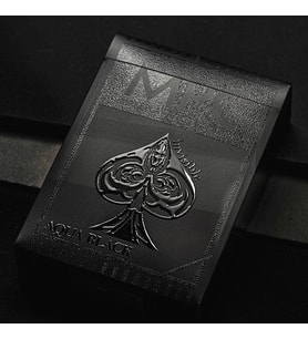 MPC Aqua Black Invisible Premium Oyun Kağıdı iskambil Kartları Destesi (Karışık)