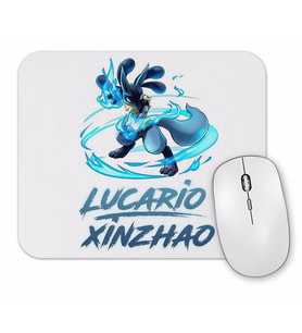 Pokemon Go Pikachu Lucario Mouse Pad