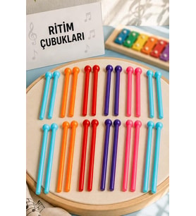 Midex TFK-23-24X Örf Aletleri Seti Davul Tokmağı 23 cm Ritim Çubuğu Paketi Karbon Fiber Toptan Paket-3 (24 Çift)