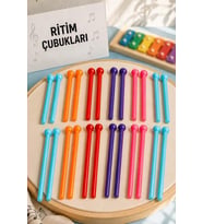 Midex TFK-23-24X Örf Aletleri Seti Davul Tokmağı 23 cm Ritim Çubuğu Paketi Karbon Fiber Toptan Paket-3 (24 Çift)