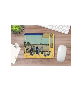 Hokusai Sazai Hall 17 X 21 Cm Mouse Pad