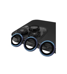 Apple iPhone 15 Pro Raze Metal Kamera Lens - Lacivert