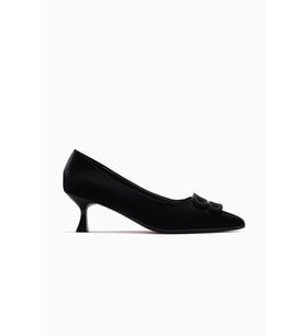 Guja Kadın Stiletto Ayakkabı 26y 26y485-5 Bej (Siyah)