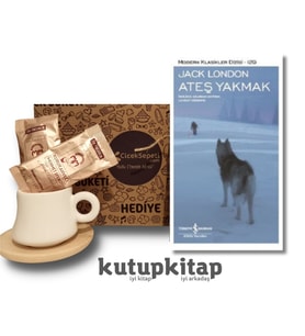 Kutupkitap Bambu Fincan Türk Kahvesi Kişiye Özel Not Ateş Yakmak Jack London Kitap Hediye Seti