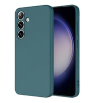 Samsung Galaxy S24 Plus İçi Kadife Silikon Kılıf Haki