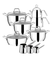ARYILDIZ 16 PARÇA ÇELİK ÇEYİZ SET