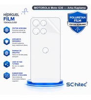 SChitec MOTOROLA Moto G36 Uyumlu Arka Yüzey Hidrojel Koruyucu Film