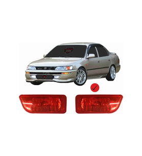 Sm Motors Toyota Corolla Efsane Kasa Sis Farı Kırmızı TYC00490454886