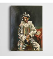 Pablo Picasso Şapkalı Adam Kanvas Tablo