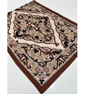 QASHKA Soft Pamuklu Şal Etro Desen LBD0706