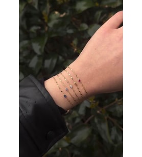 Goldium 14 Ayar Altın Rainbow Collection Bileklik (Sarı)