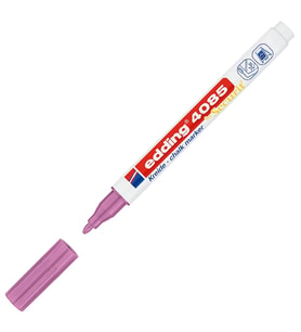 EDDING 4085 CHALK LİKİT TEBEŞİR KALEMİ METALİK PEMBE