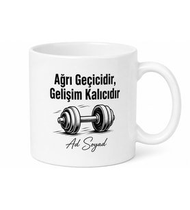 Spor Salonuna Yazılanlara İlk Gün Ağrısı Kas Gelişimi Hedefi Kupa Bardak Hediye