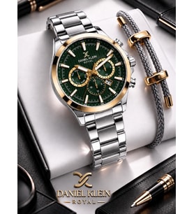 Daniel Klein Premium Çelik Kordon 2 Yıl Garantili 3 Atm Suya Dayanıklı Erkek Kol Saati EDK.R11095.4
