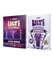 Ulti 7.Sınıf Sosyal Bilgiler Soru Bankası ve Deneme Seti 2 Kitap