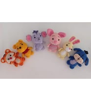 Winnie the Pooh Serisi Uyku Arkadaşları Amigurumi Organik Oyuncak