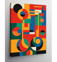 Kanvas Tablo Soyut Geometrik Sanat