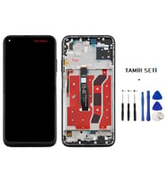 Tkgz P40 Lite Uyumlu Lcd Ekran Dokunmatik Servis ÇITALI SİYAH + TAMİR SETİ