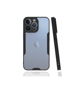 Newface Apple iPhone 13 Pro Kılıf Platin Silikon - Siyah