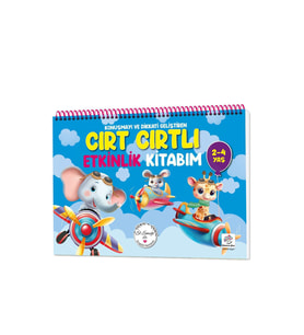 Konuşma Ve Dikkati Geliştiren 2-4 Yaş Cırt Cırtlı Etkinlik Kitabım