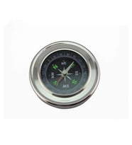 Northcity 80mm Yuvarlak Metal Kasa Pusula - Dayanıklı Yeşil Kadranlı Yön Bulma Pusulası
