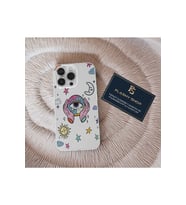 Samsung Galaxy A34 Uyumlu Aesthetic Göz ve Yıldızlar Tasarımlı Şeffaf Kılıf