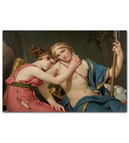 Cakatablo Telemak ve Eucharis Yağlıboya Çizim MDF Tablo