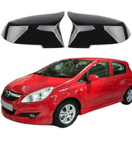 Opel Corsa D 06-14 Araca Özel Batman Yarasa Ayna Kapağı Pianoblack