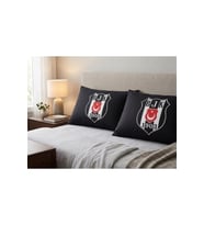 BJK Logolu Yastık Kılıfı 2 Adet