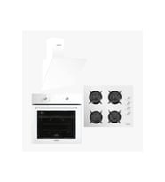 Homtego Star Beyaz Ankastre Set (Da6-833-Tahdf-B66-S2)