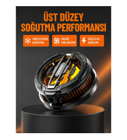 Mey İthalat® Mobil Oyun Telefon Soğutucusu Yarı İletken Hızlı Soğutmalı ve Sessiz Fanlı