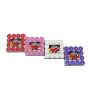 32PCS RENKLİ TEA LİGHT YUVARLAK MUM MİX - HERHANGİ BİR RENK GÖNDERİLİR (5680)