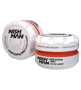 NISHMAN 06 Saç Şekillendirici Ultra Sert Parlak Wax 100 ML