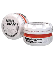 NISHMAN 06 Saç Şekillendirici Ultra Sert Parlak Wax 100 ML