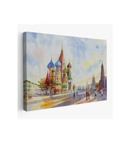 Kremlin Ve Kızıl Meydan Aziz Basil Katedrali Moskova Tablo-3559