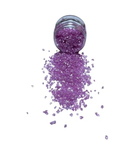 Epoksi Çalışmalarınız İçin Parlak Cam Kırıkları 2-4 mm FUŞYA 100 gr