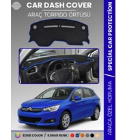 CITROEN C4 (2005-2020) Torpido Örtüsü Ön Göğüs Torpido Koruma Tam Uyum Çatlamayı Önler Kolay Montaj